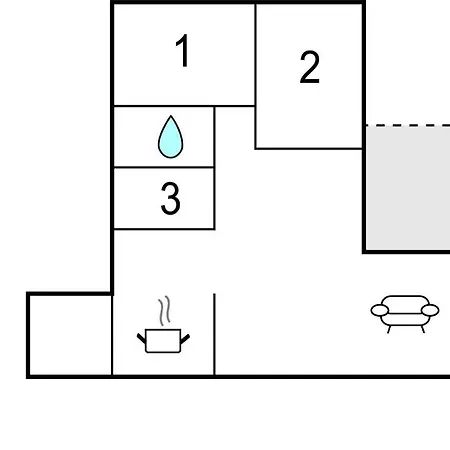 Three-bedroom Holiday In 別荘 Hemmet